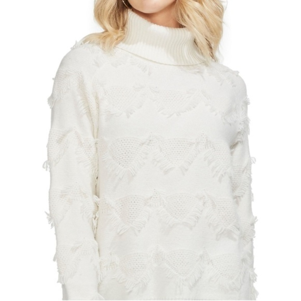 Vince Camuto Cream Turtleneck Sweater